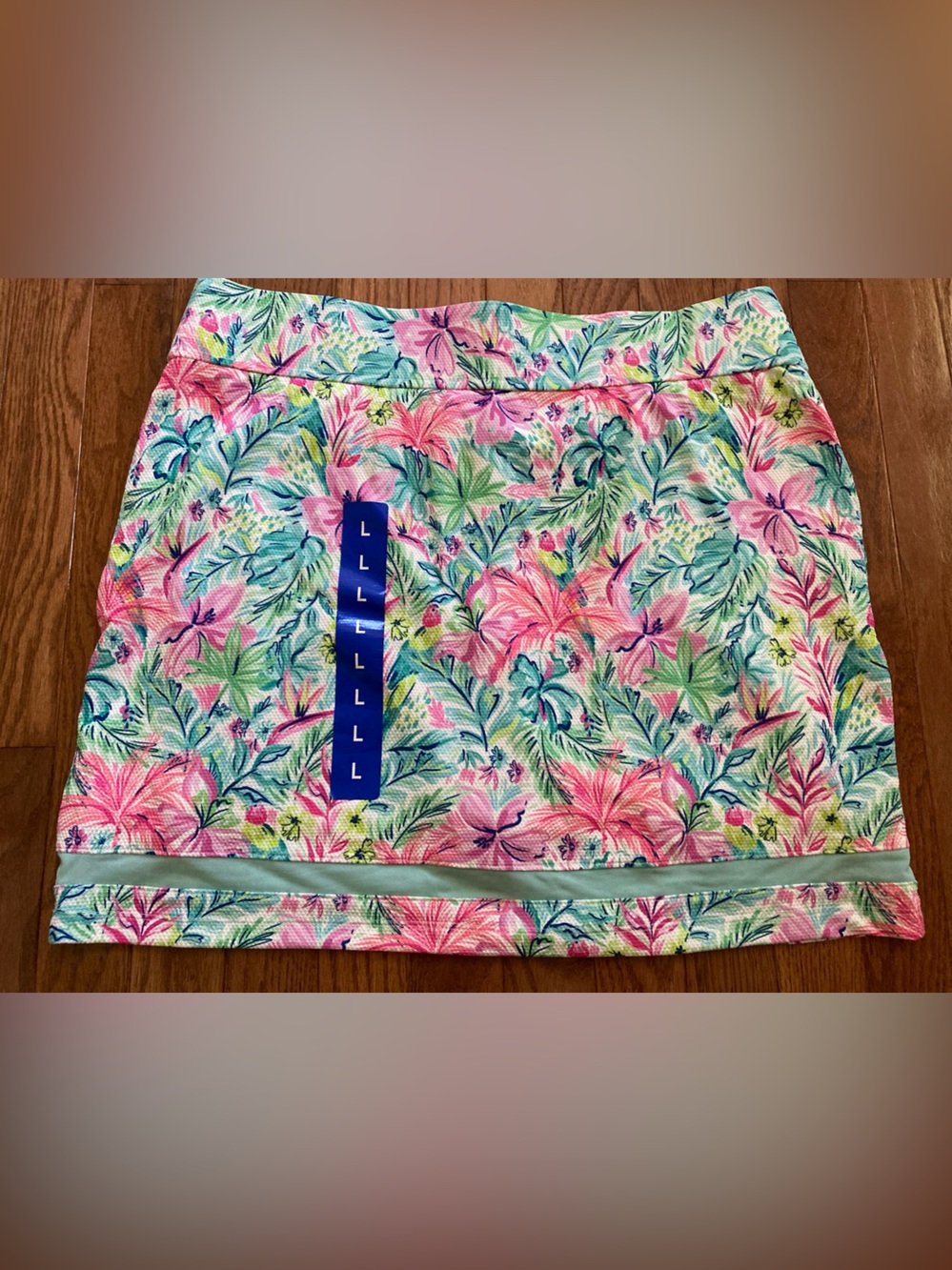 Stella Parker Floral Skort w/Pockets LARGE